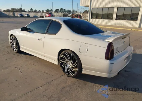 2006 Chevrolet Monte Carlo Ss из США, поврежденный, VIN 2G1WL15C269261387